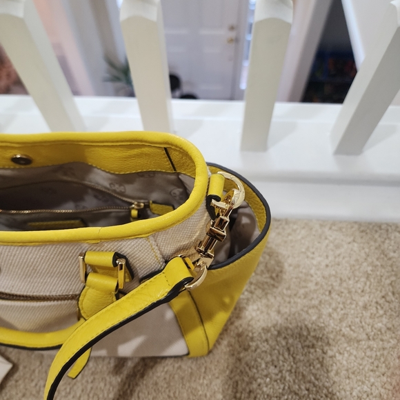 Tory Burch The Frances Canvas Satchel - Picture 6 of 13